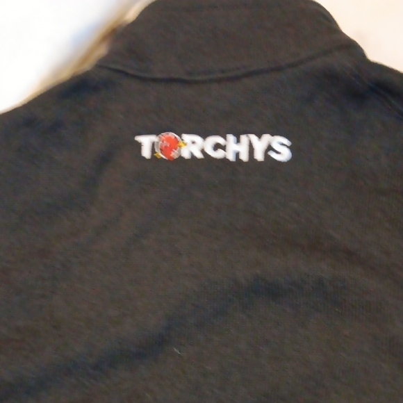 Patagonia Better Sweater  Midnight Black Sleeveless Vest W/ Torchys Logo - Picture 8 of 14